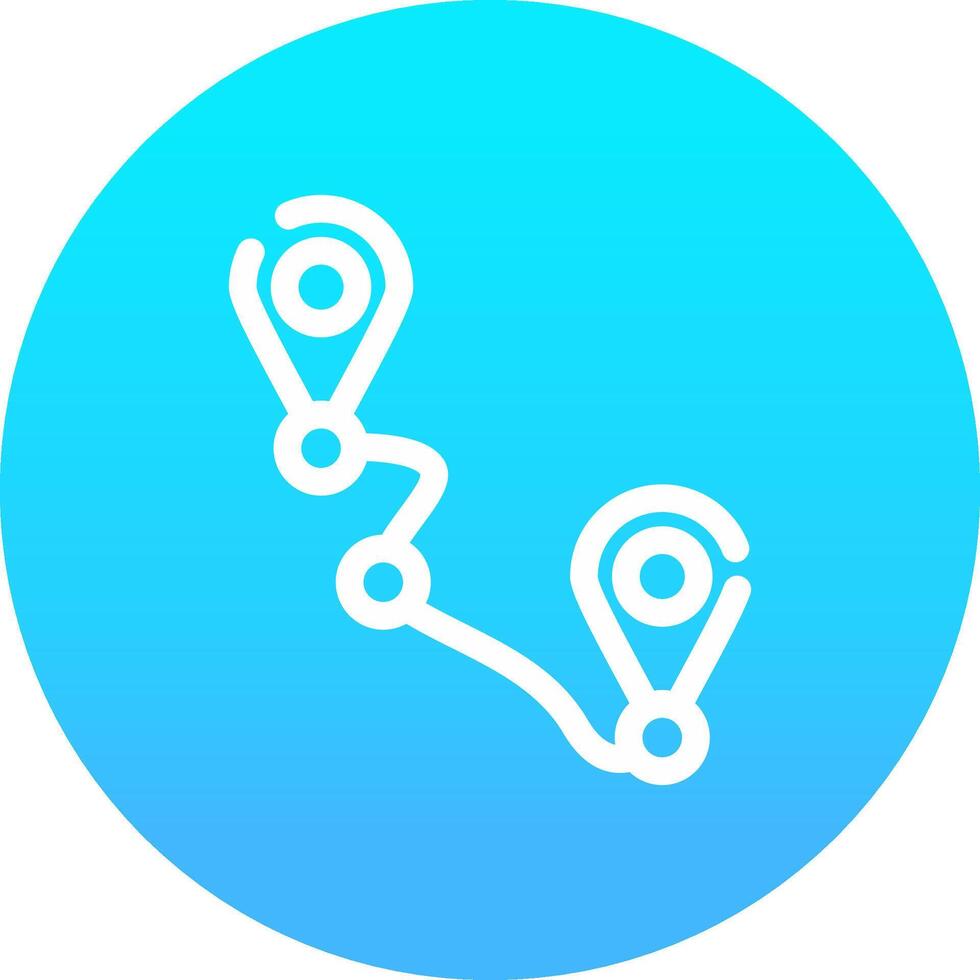 Tracking Creative Icon Design vector