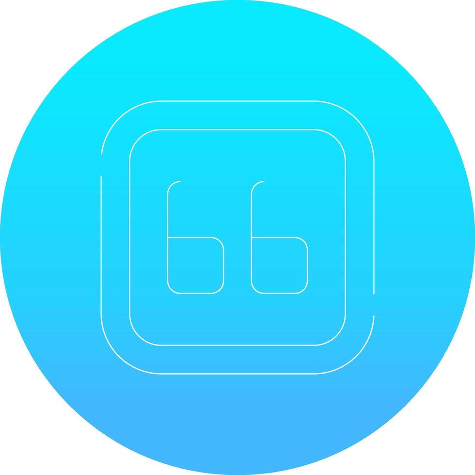 Quotation Creative Icon Design vector