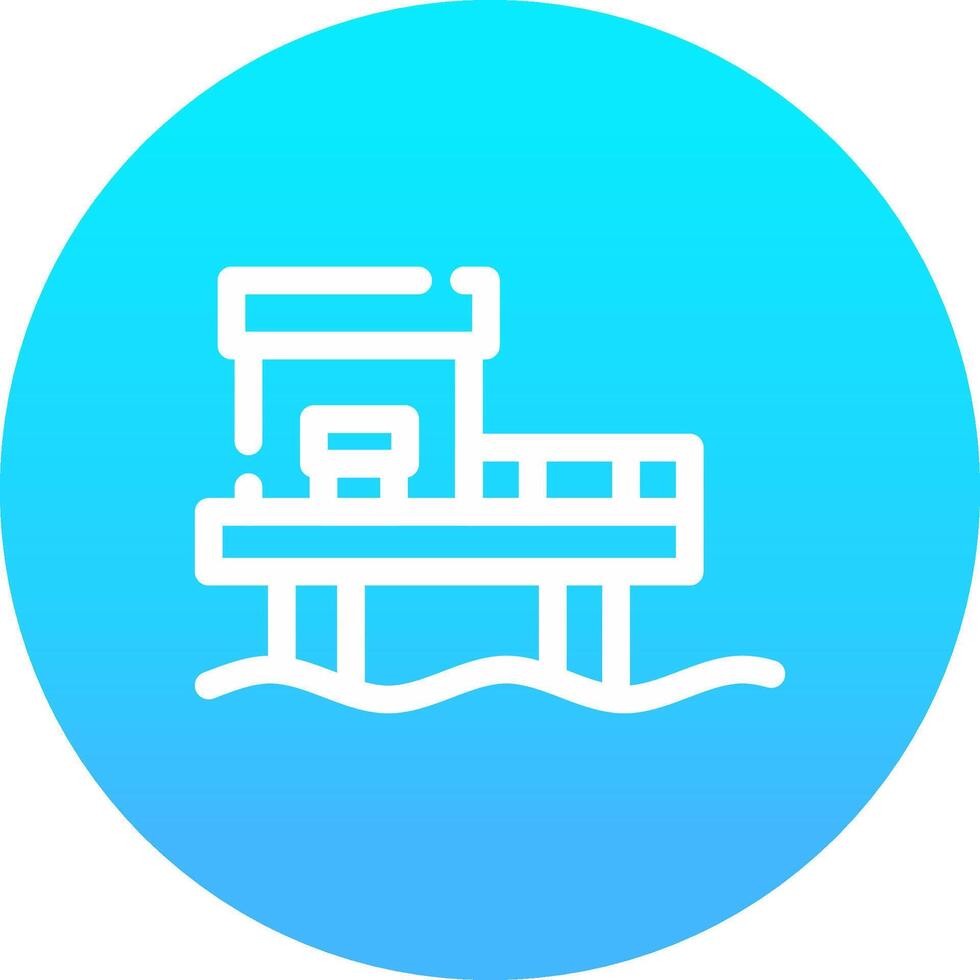 Dock Creative Icon Design vector