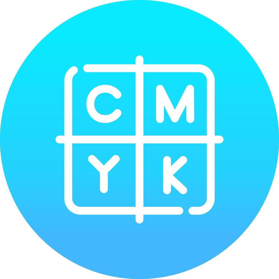 CMYK Creative Icon Design vector