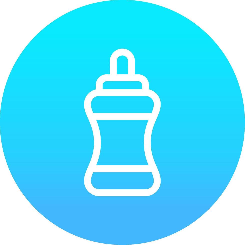 Water Bottle Creative Icon Design vector