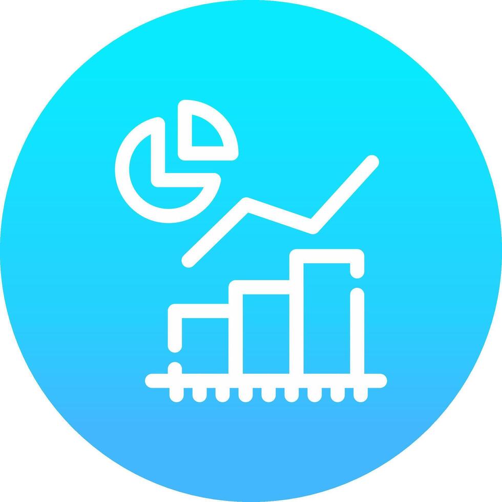 Statistical Analysis Creative Icon Design vector