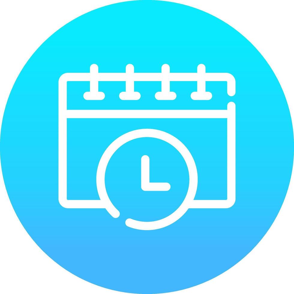 Schedule Creative Icon Design vector