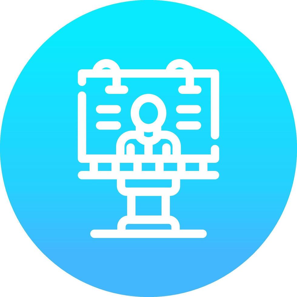 Billboard Creative Icon Design vector