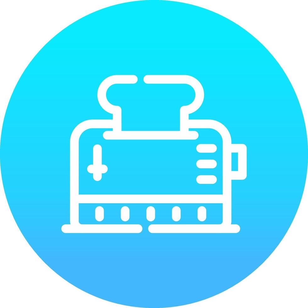 Toaster Creative Icon Design vector
