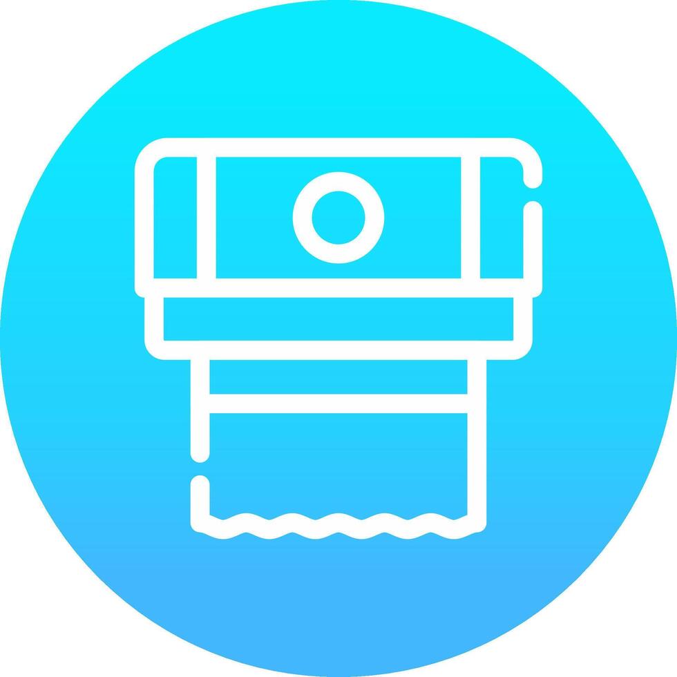 Paper Towel Creative Icon Design vector