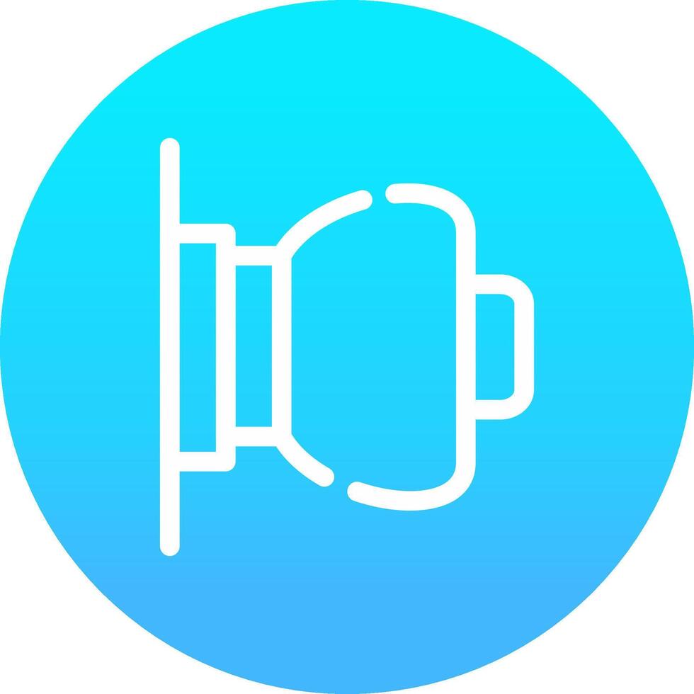 Line blue Gradient Circle Design vector