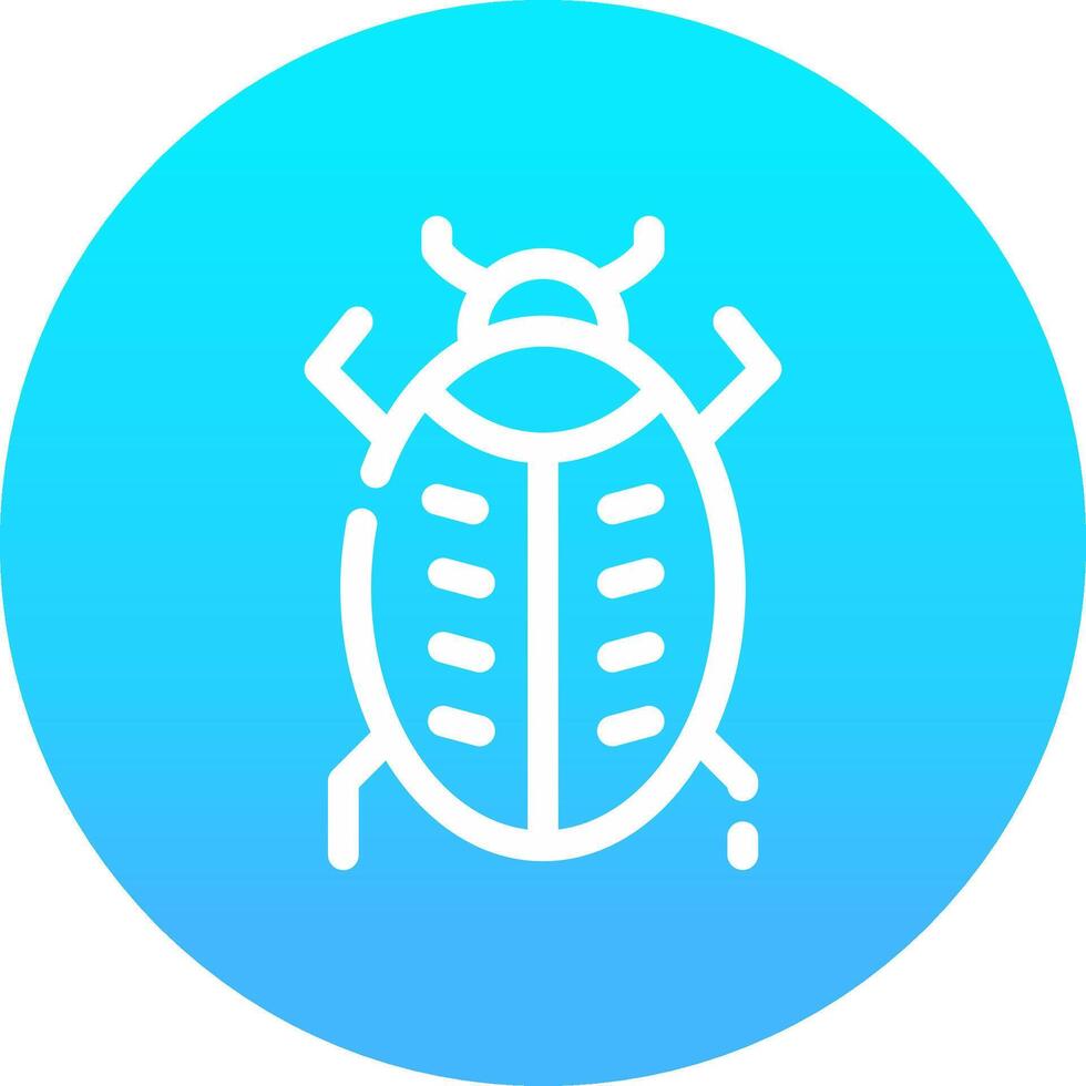 Bug Creative Icon Design vector