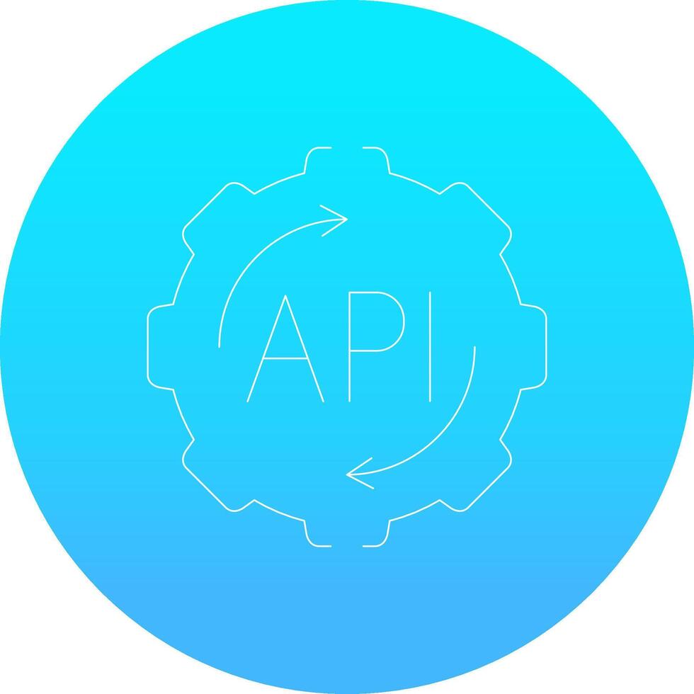 API Creative Icon Design vector