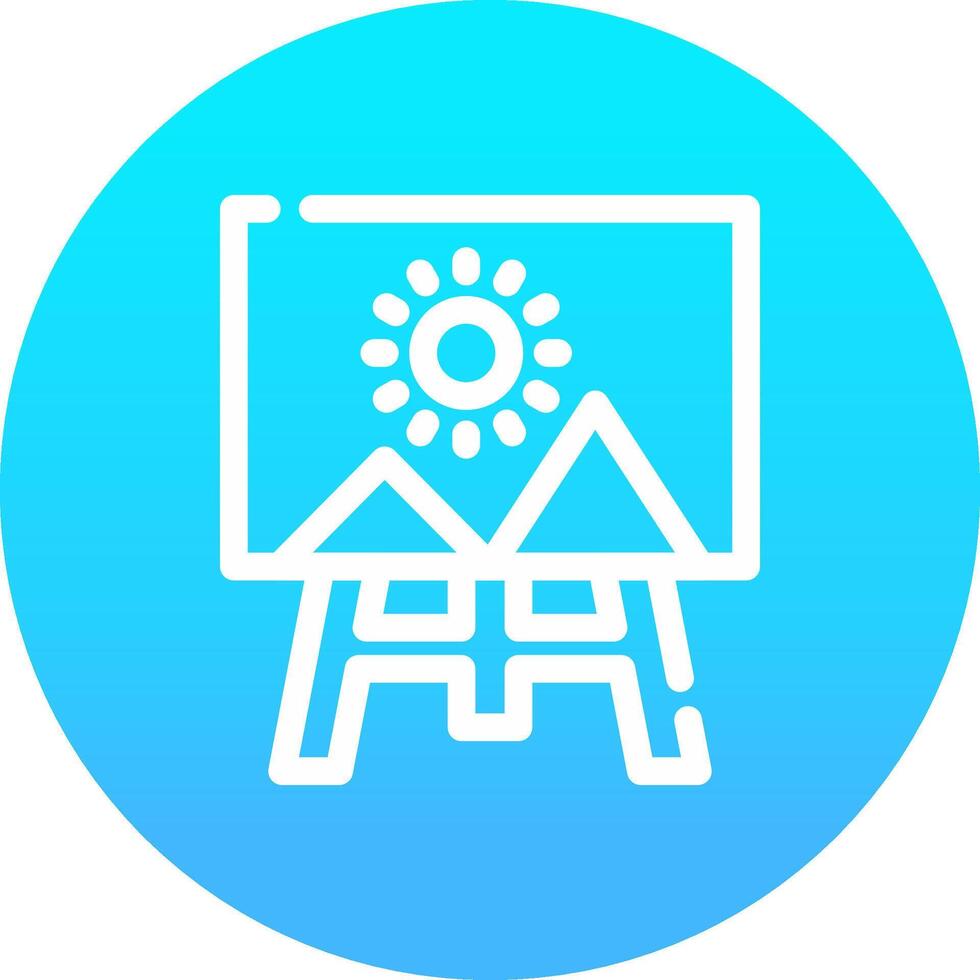 Canvas Creative Icon Design vector
