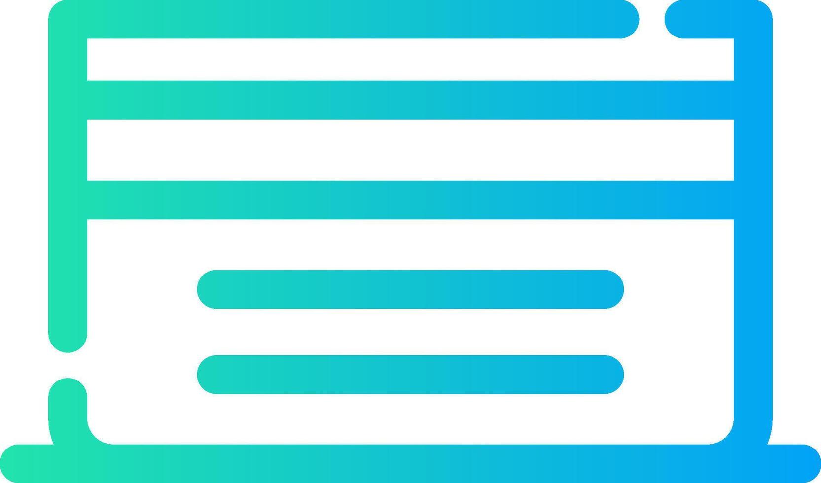 Line Different Gradient Design vector