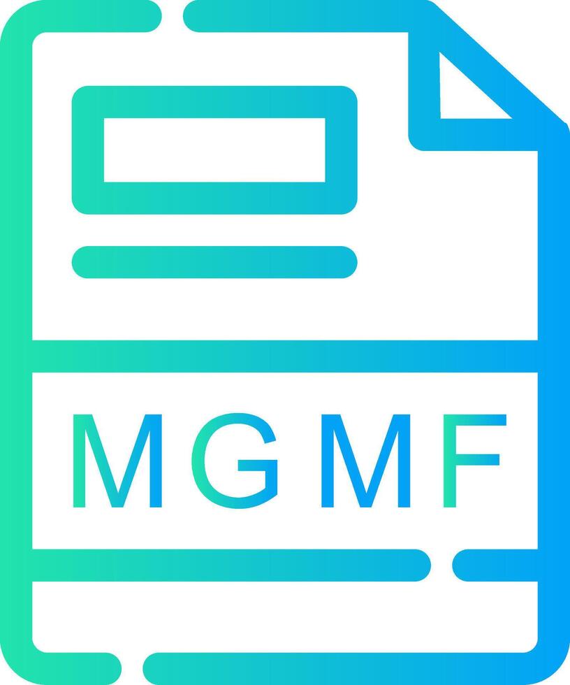 MGMF Creative Icon Design vector