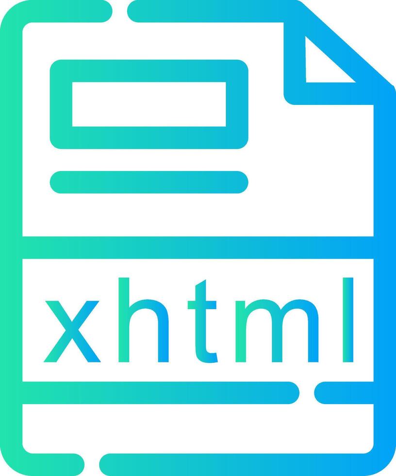 xhtml Creative Icon Design vector