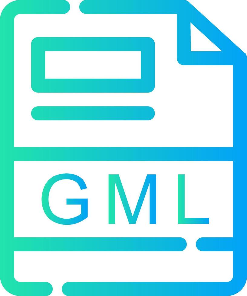 GML Creative Icon Design vector
