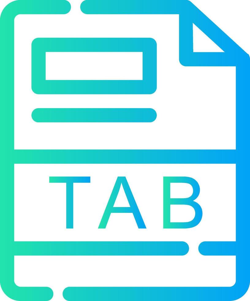 TAB Creative Icon Design vector