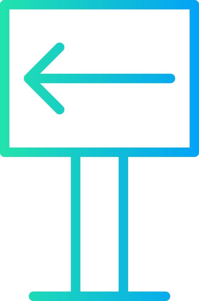 Left Creative Icon Design vector