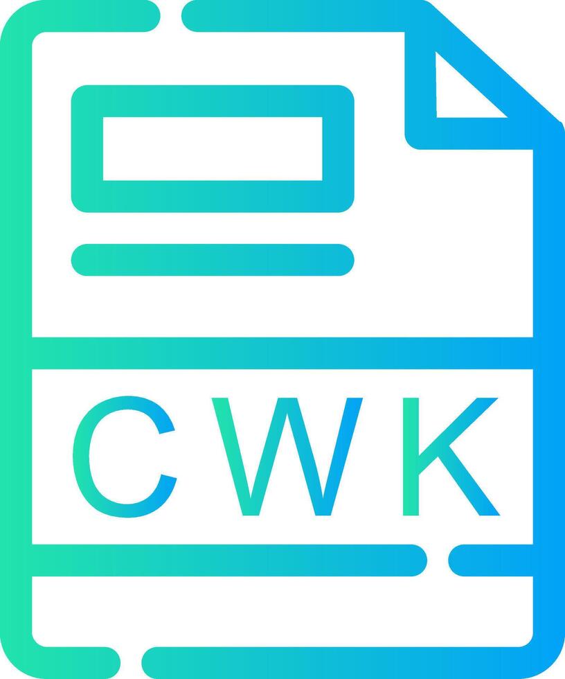 CWK Creative Icon Design vector