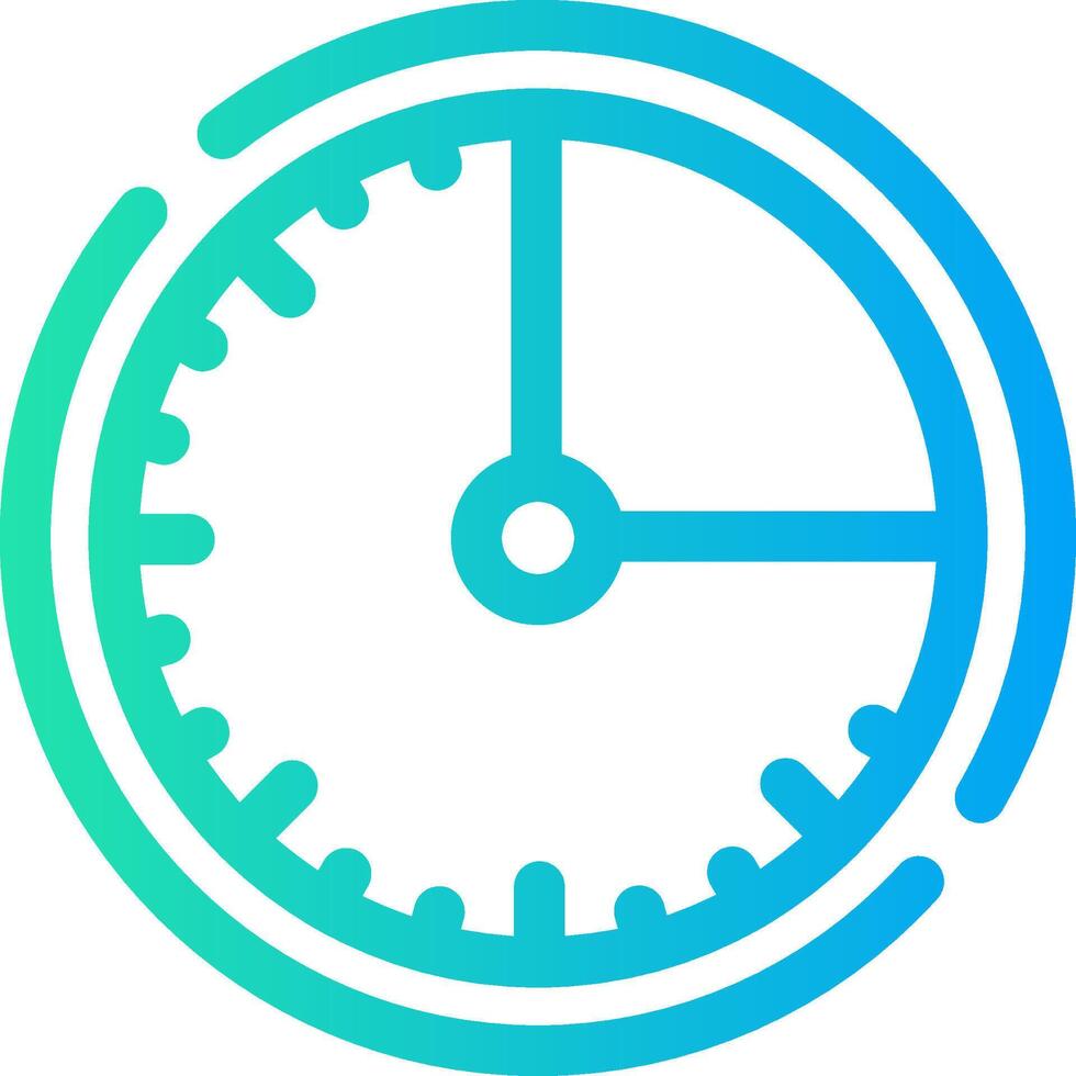 Time Quarter Creative Icon Design vector