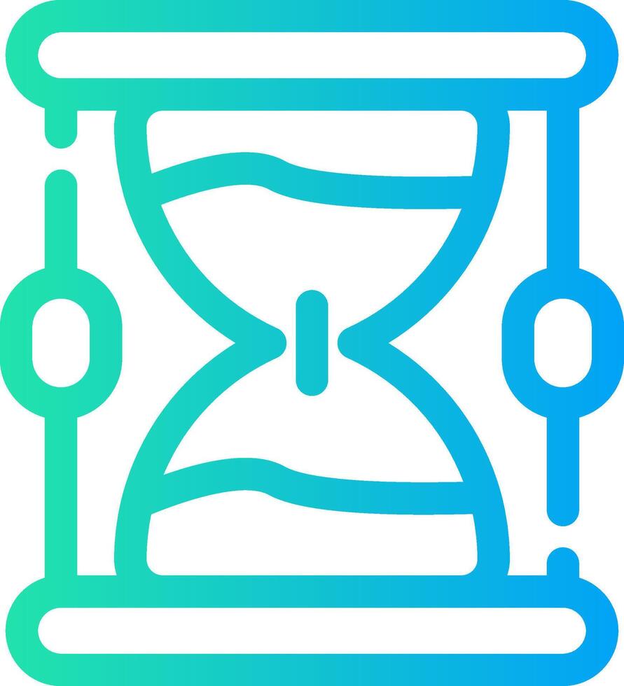 diseño de icono creativo de reloj de arena vector