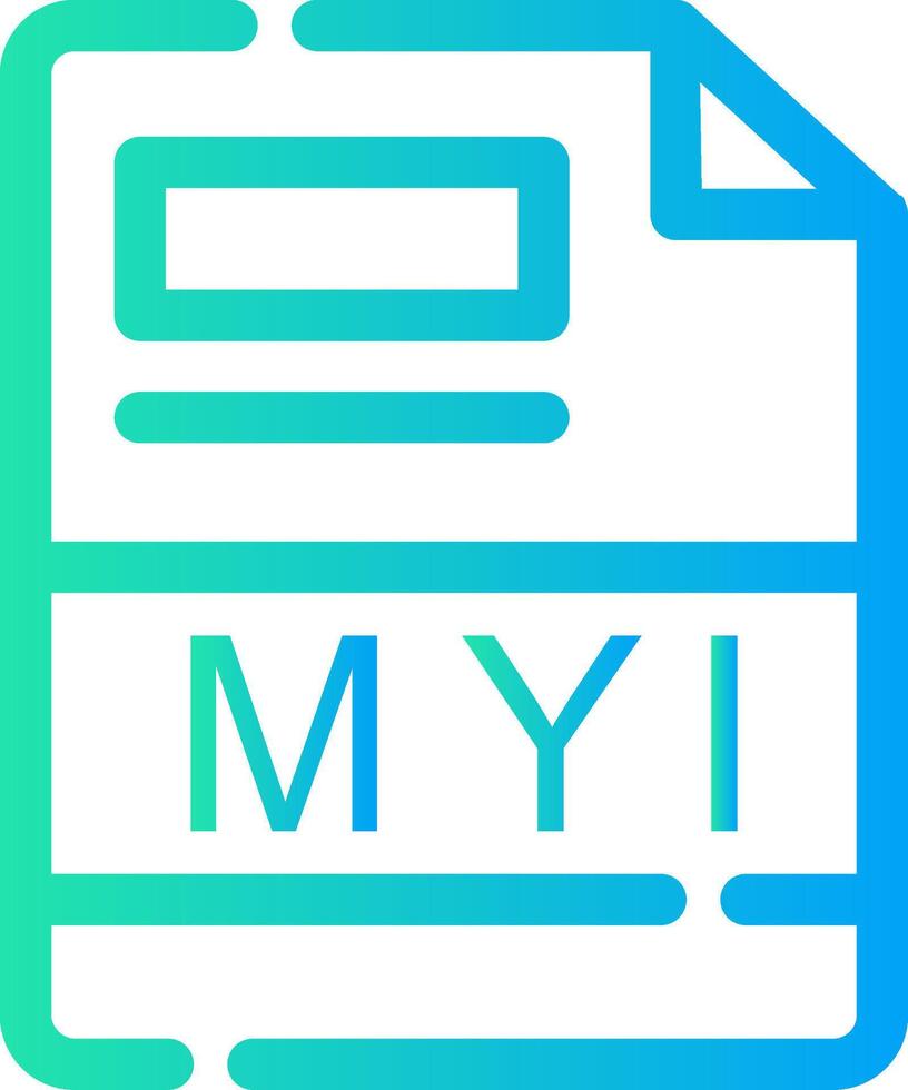 MYI Creative Icon Design vector