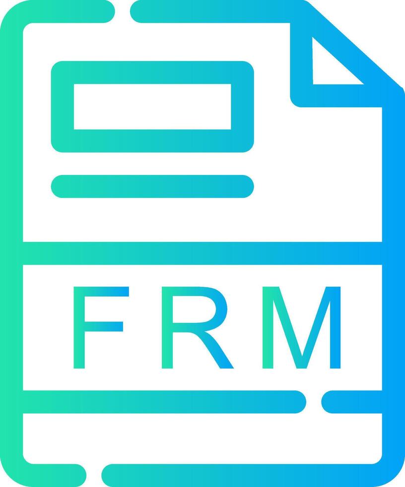 FRM Creative Icon Design vector
