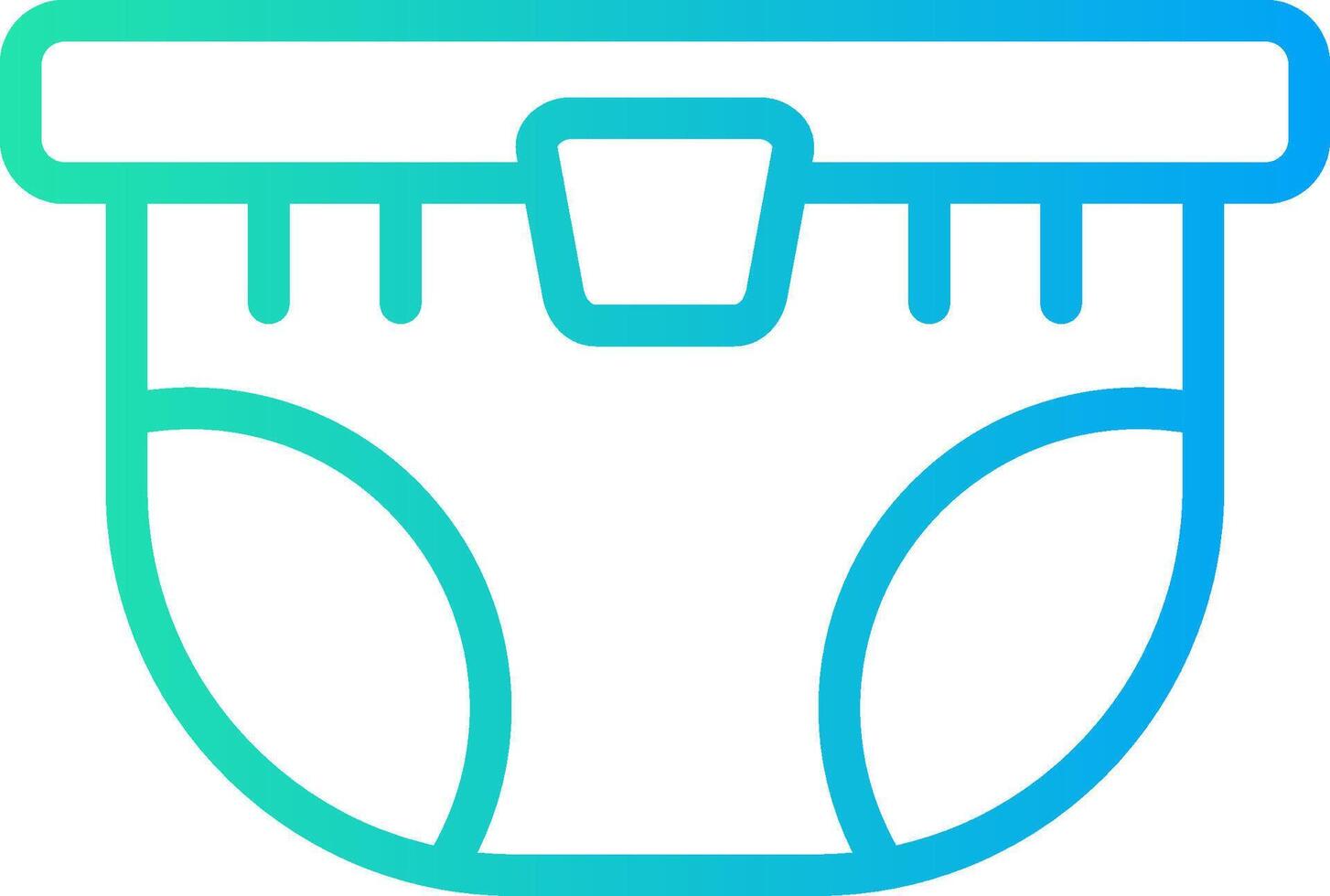 Diapers Creative Icon Design vector