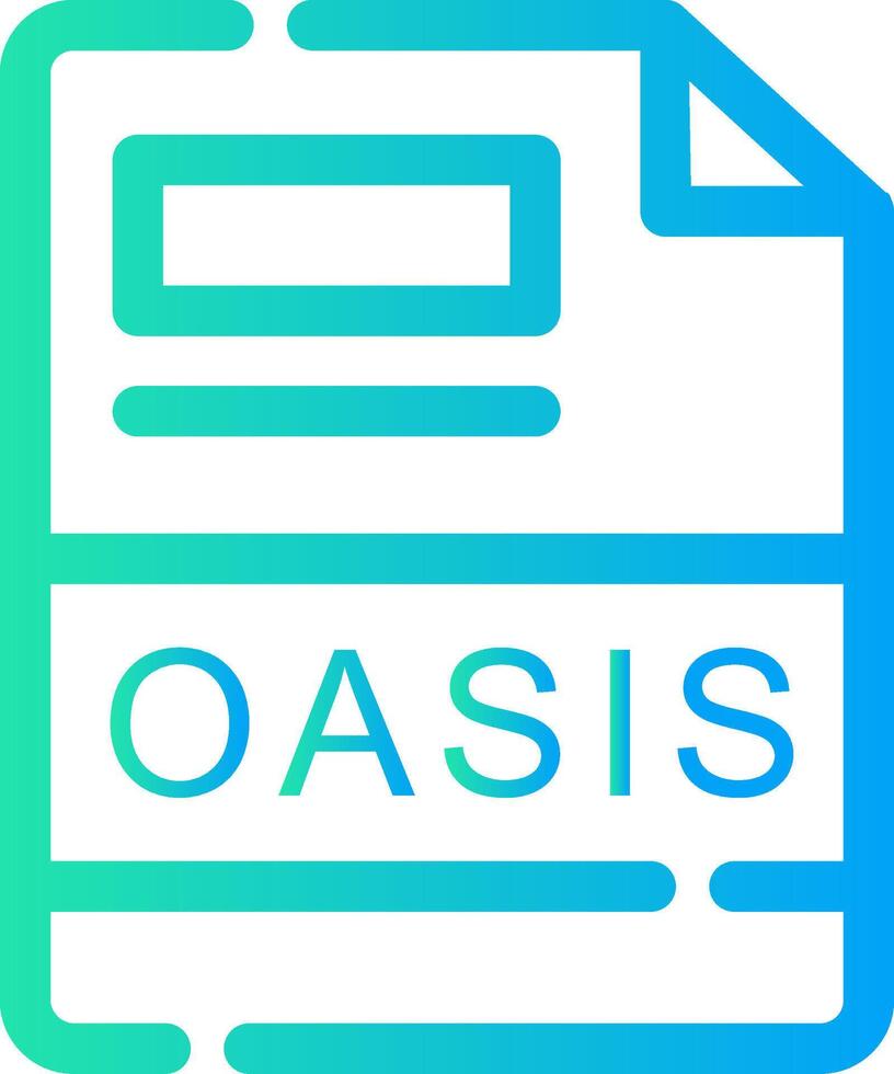 oasis creativo icono diseño vector