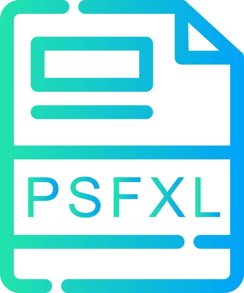 PSFXL Creative Icon Design vector