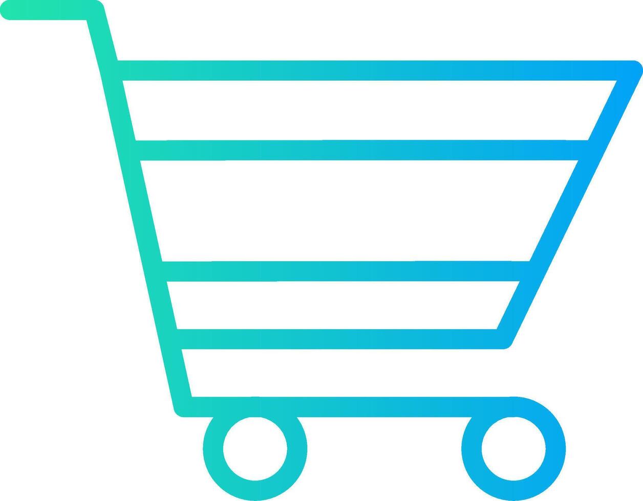 diseño de icono creativo de carrito de compras vector