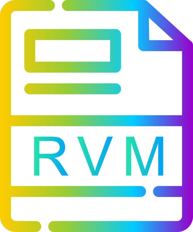 RVM Creative Icon Design vector