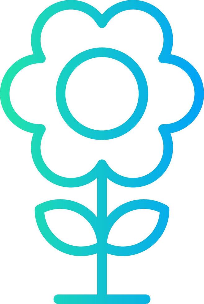 diseño de icono creativo de flor vector