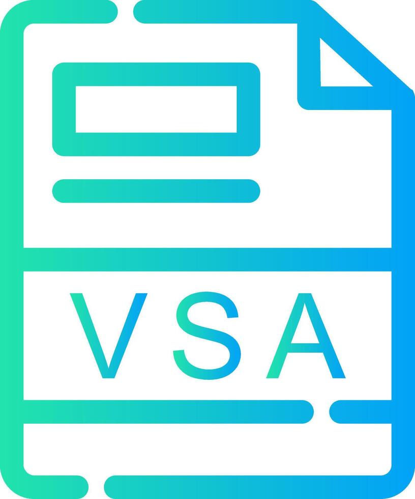 vsa creativo icono diseño vector