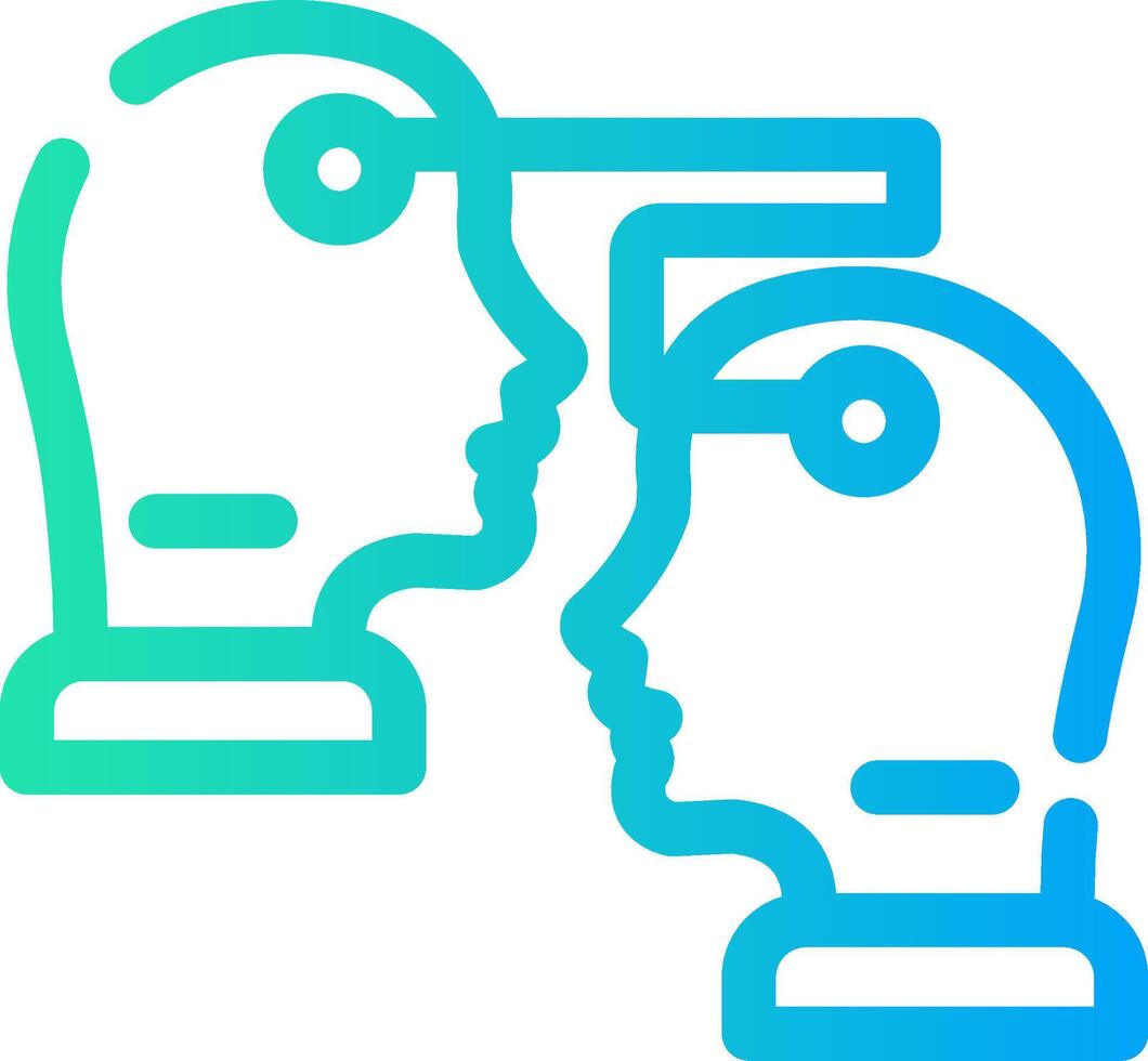 Telepathy Creative Icon Design vector