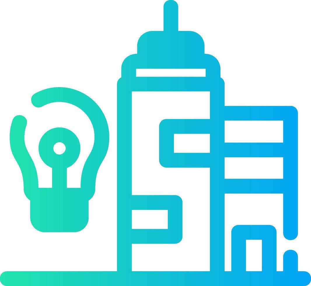 Building a Business Creative Icon Design vector