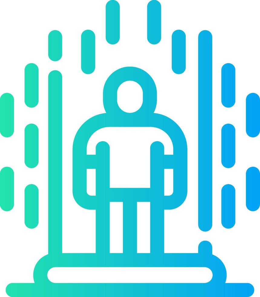 Teleportation Creative Icon Design vector