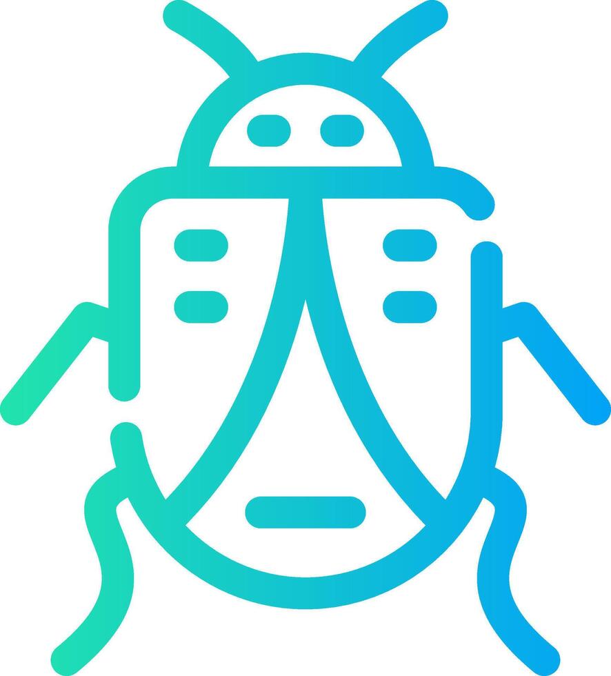 Bug Creative Icon Design vector