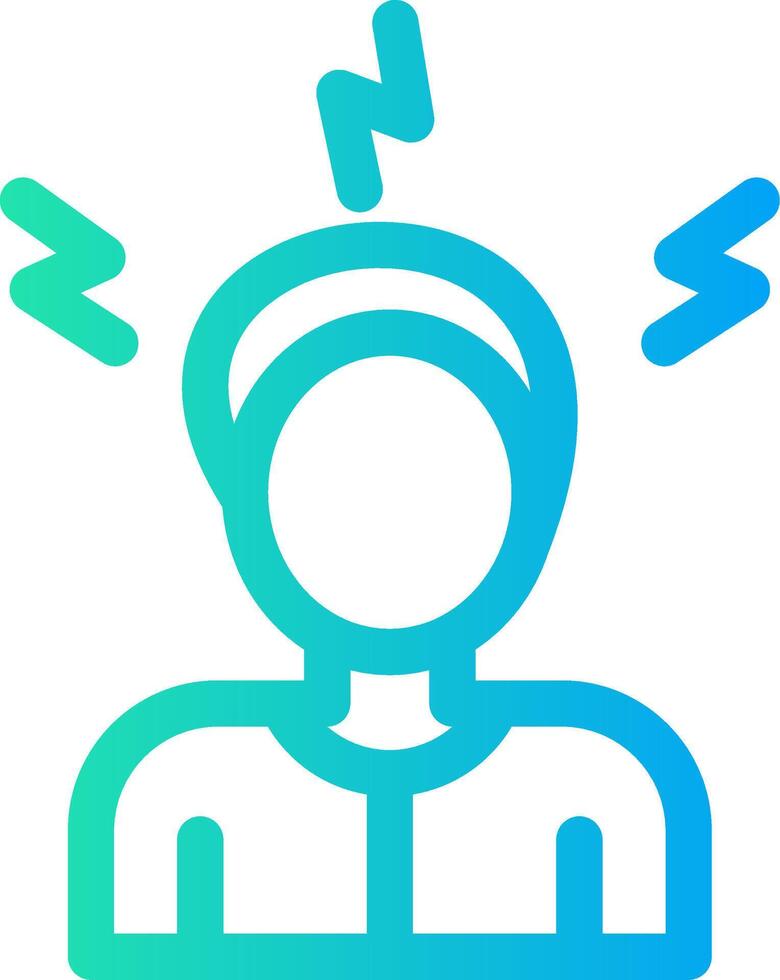 Stress Creative Icon Design vector