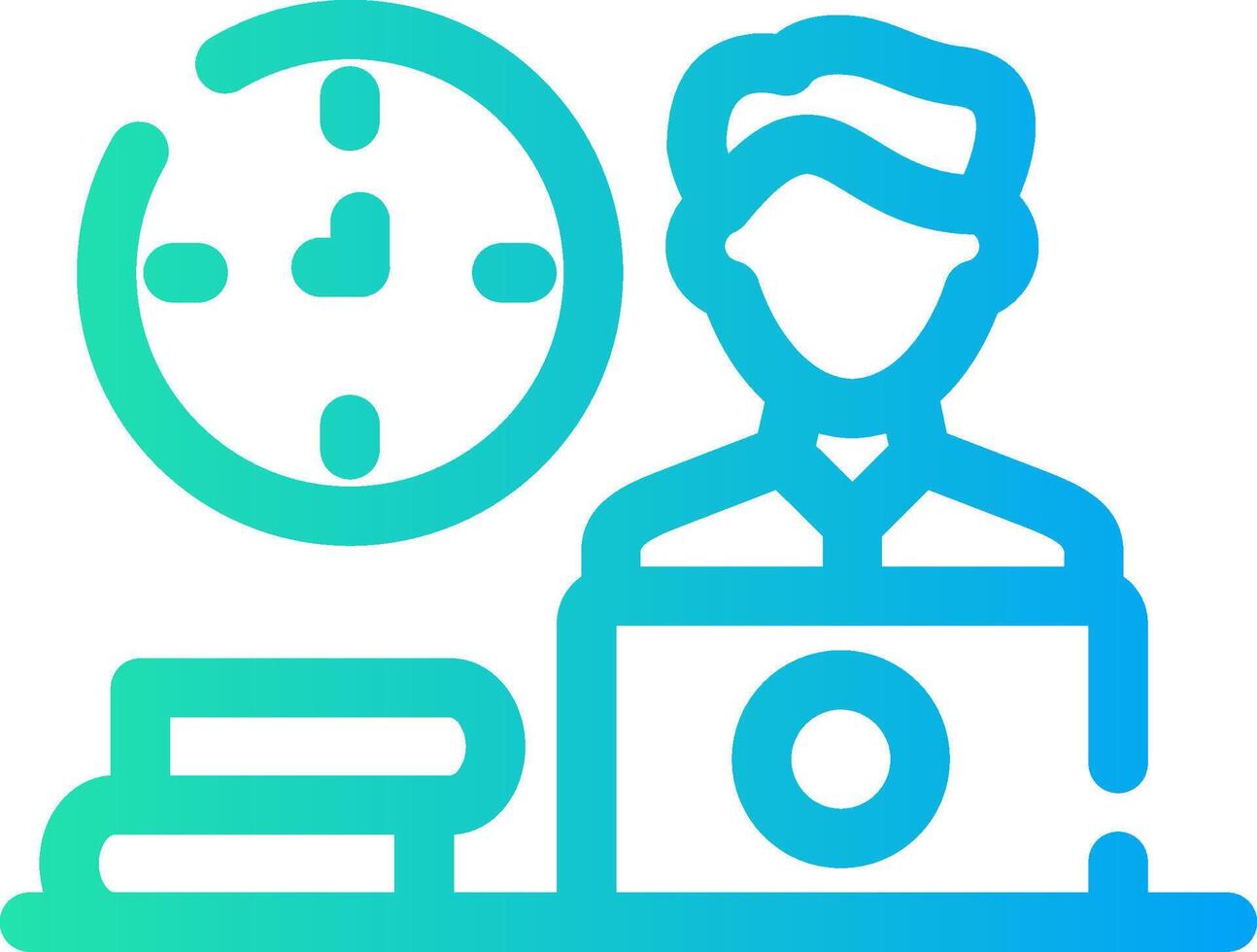 Work Habits Creative Icon Design vector