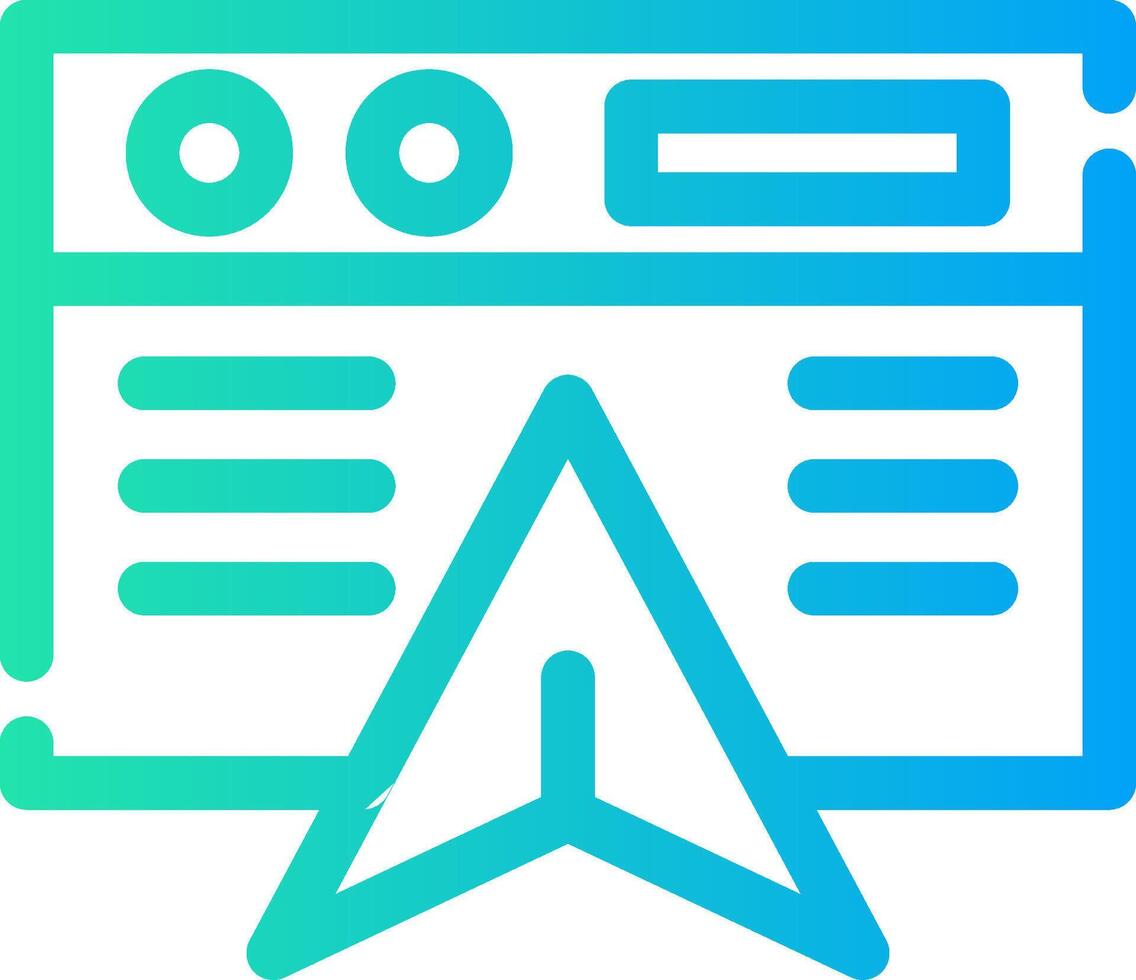 Navigation Creative Icon Design vector