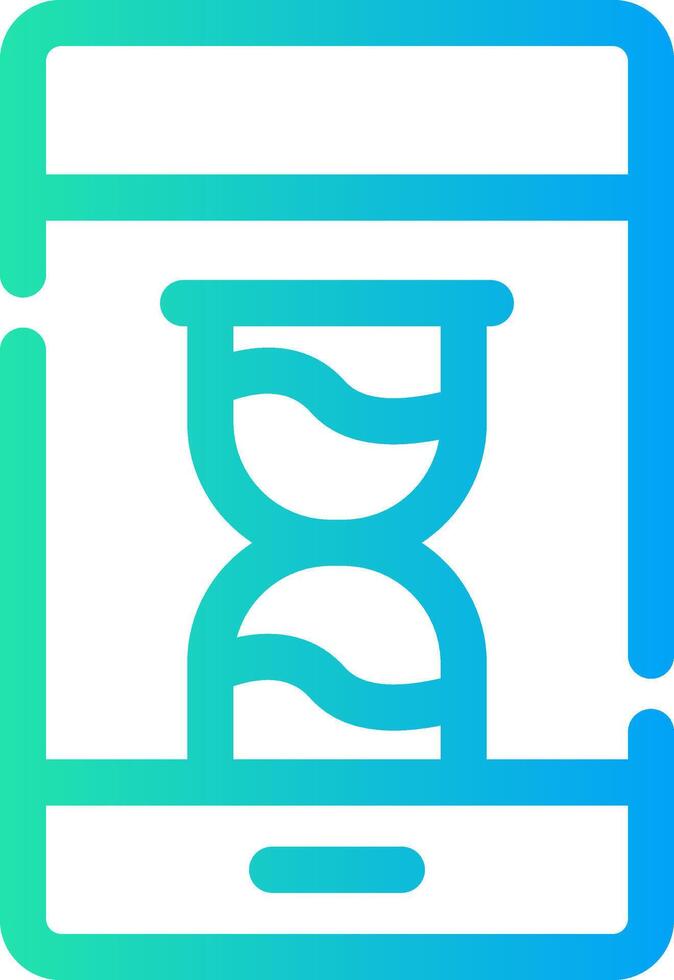 Time Tracker App Creative Icon Design vector
