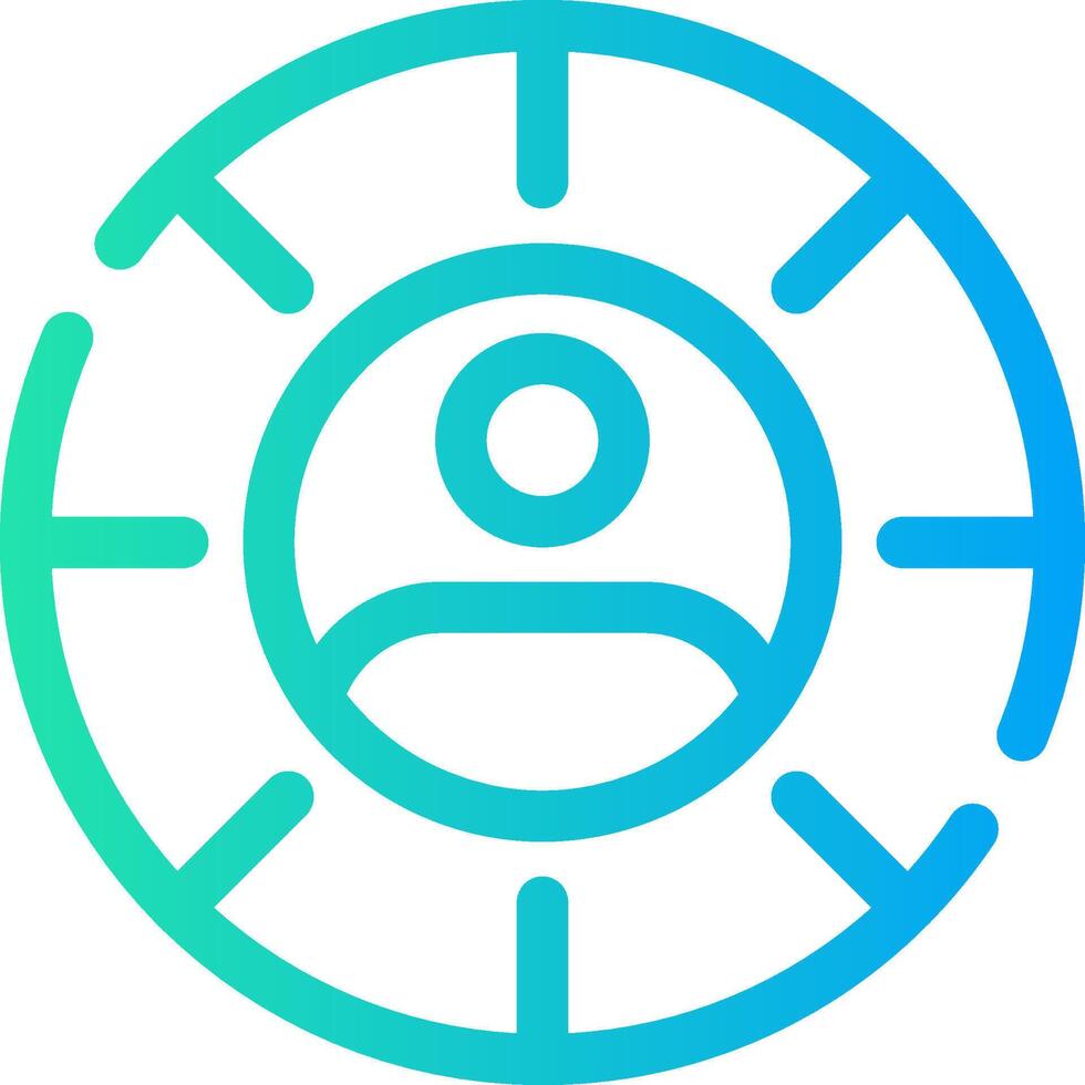 Targeting Creative Icon Design vector