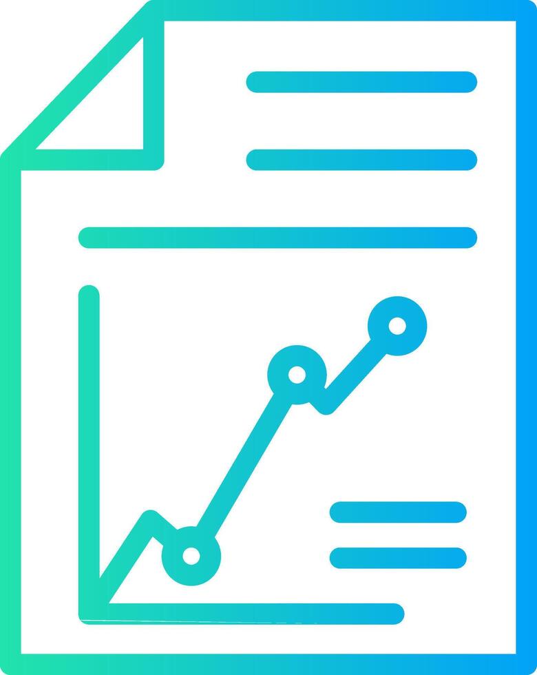Report Creative Icon Design vector