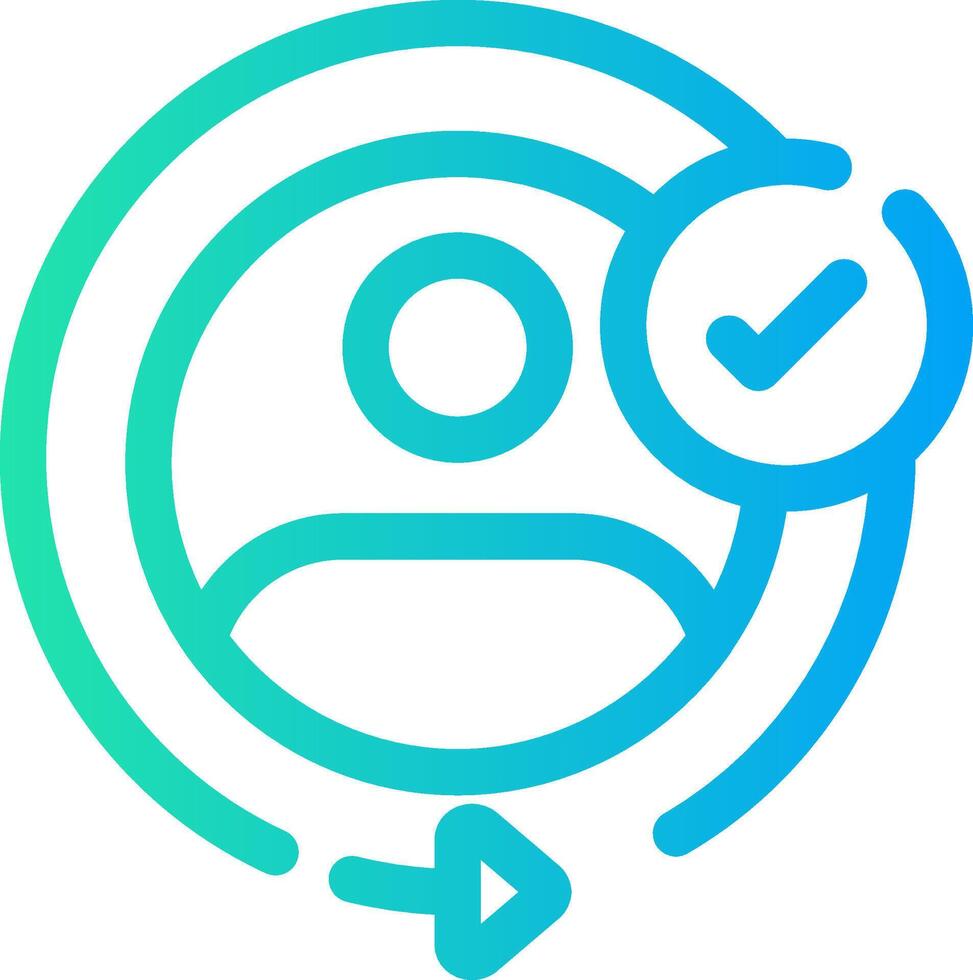 Retention Customer Creative Icon Design vector