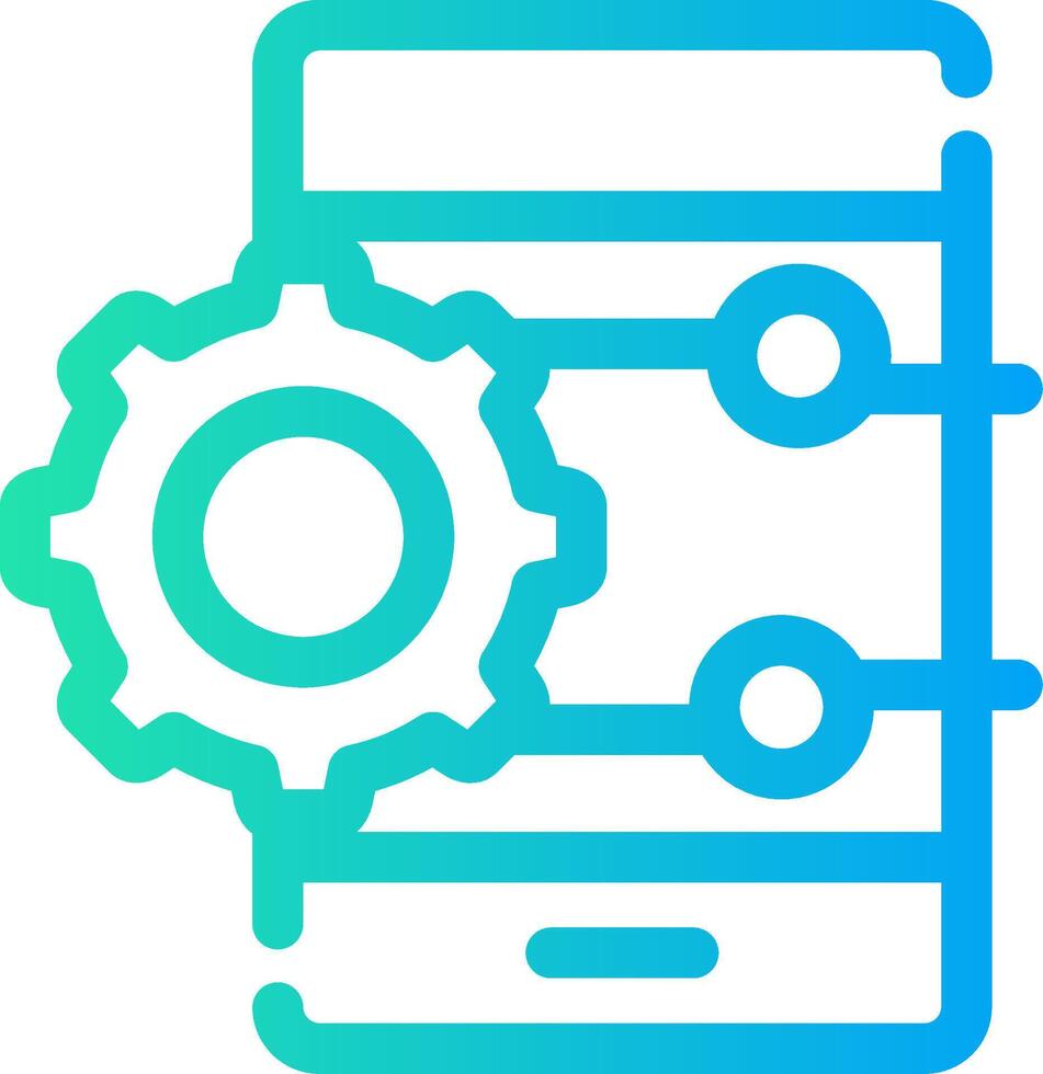 Project Management App Creative Icon Design vector
