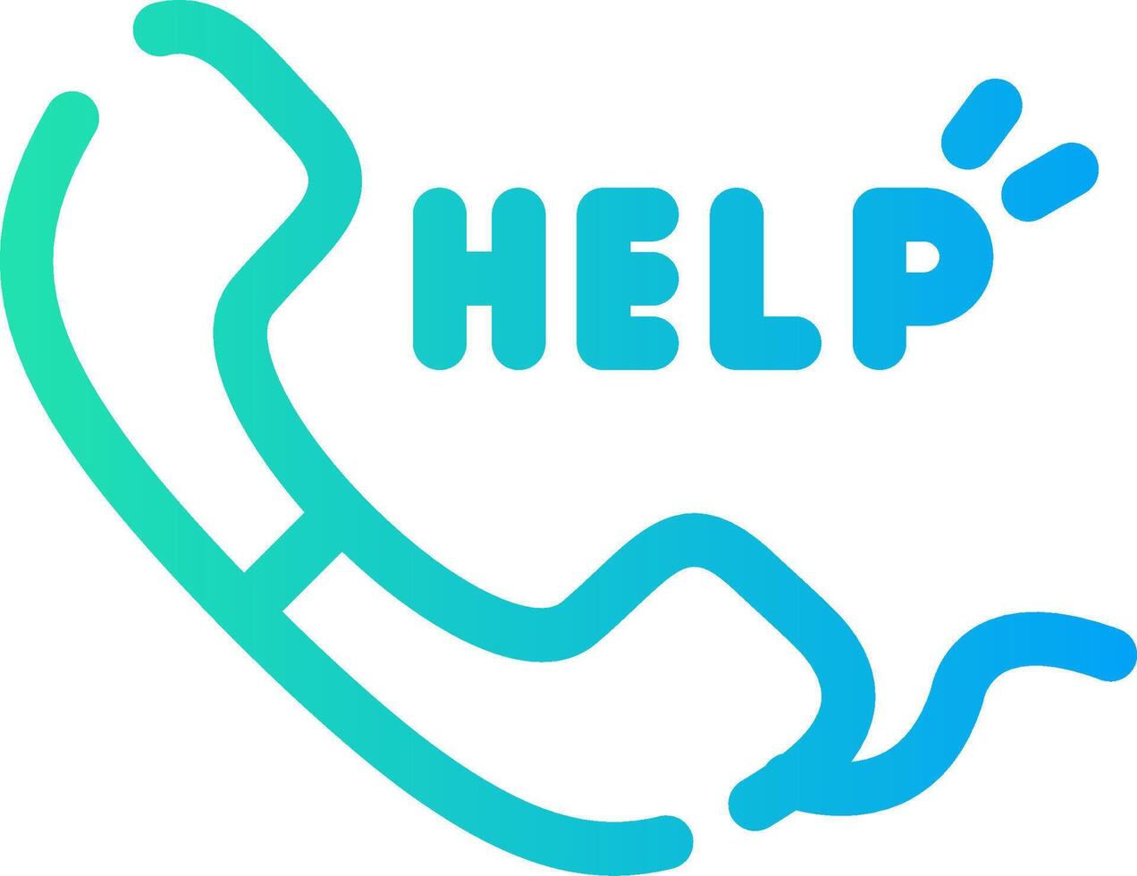 Help Creative Icon Design vector