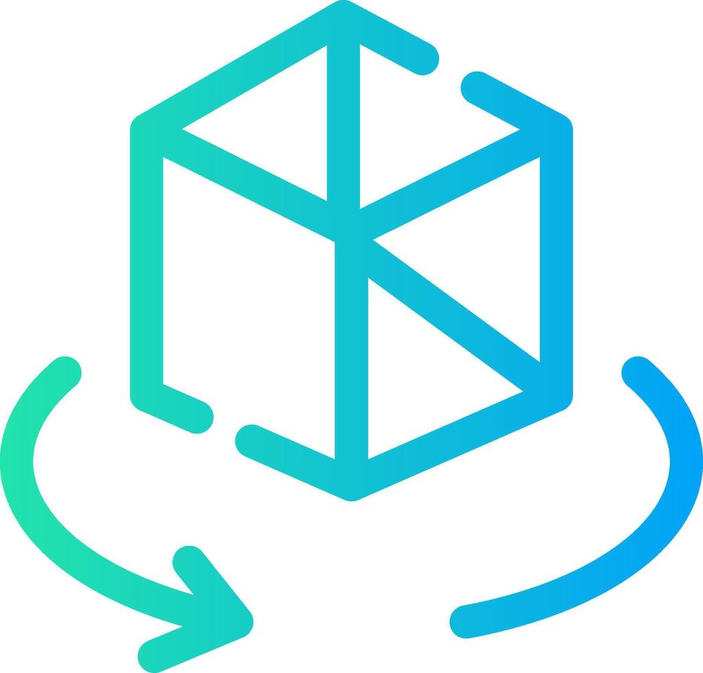 3d Creative Icon Design vector