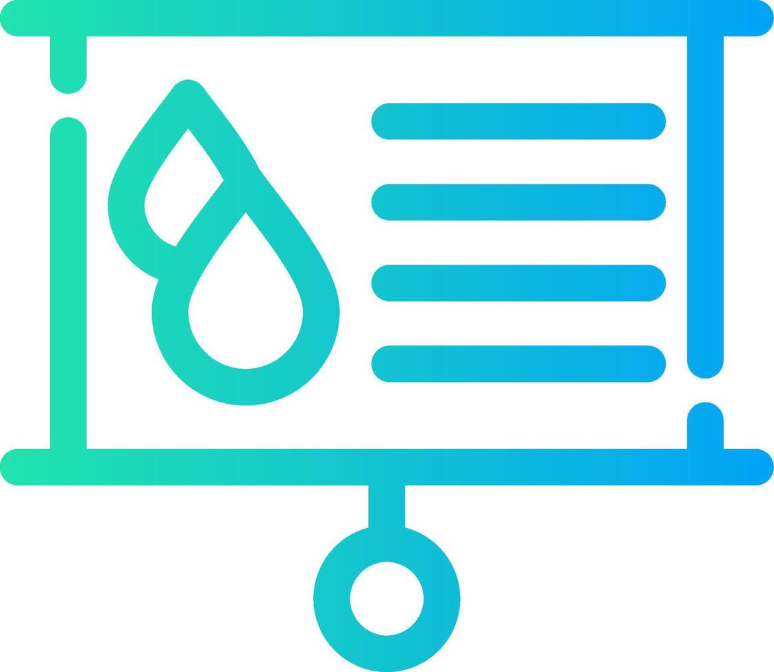 Water Class Creative Icon Design vector