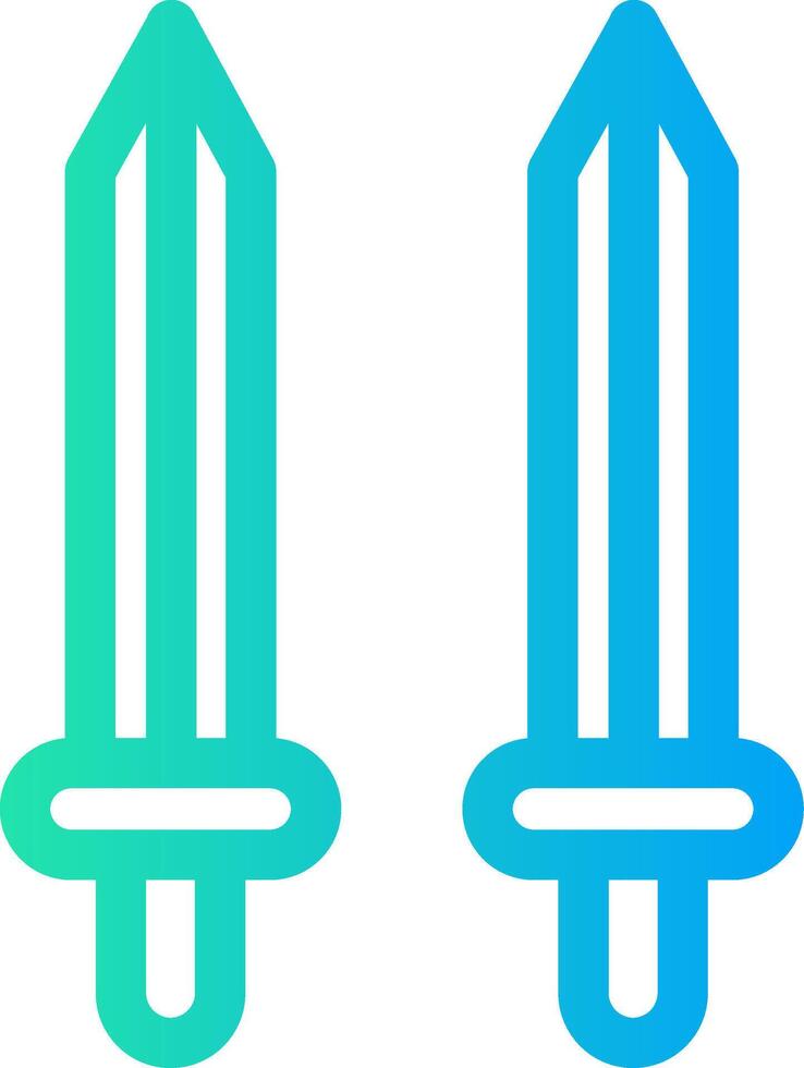 Swords Creative Icon Design vector