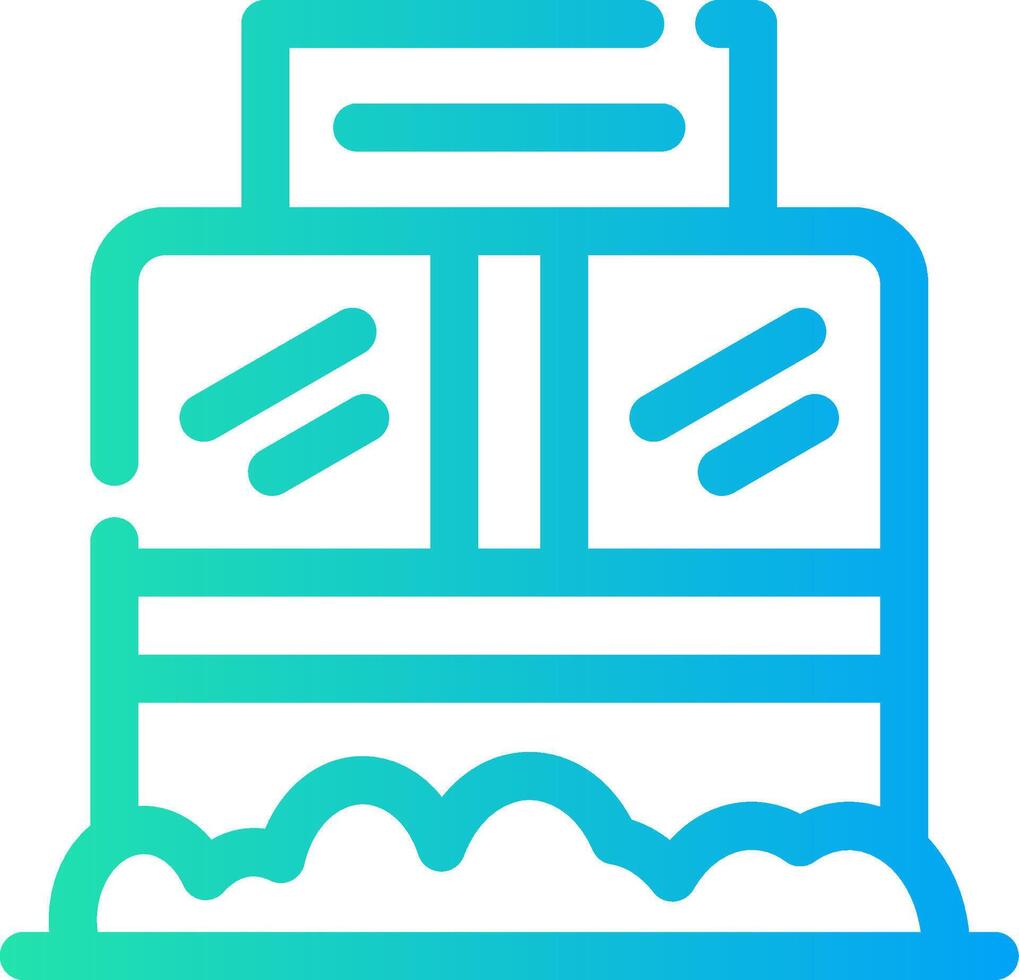 Ticket Box Creative Icon Design vector