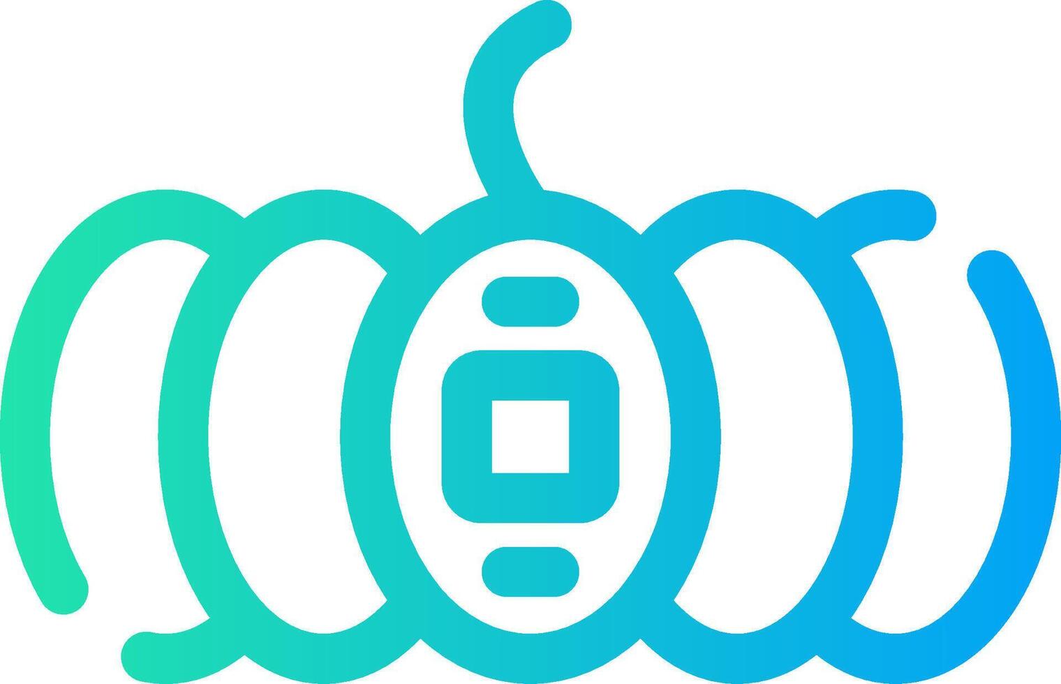 Pumpkin Creative Icon Design vector